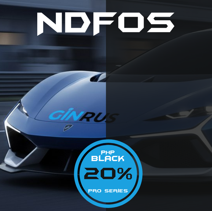 20% Пленка NDFOS PHP Black 20 Pro (30м*1,52, 45,6 кв.м)