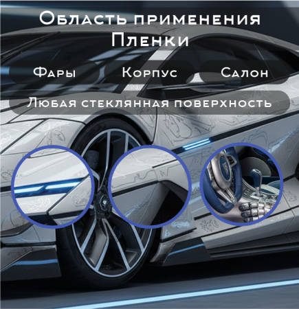 Пленка антигравийная полиуретановая GHT PPF PRO-S 1,52*15м. (7,6mil)