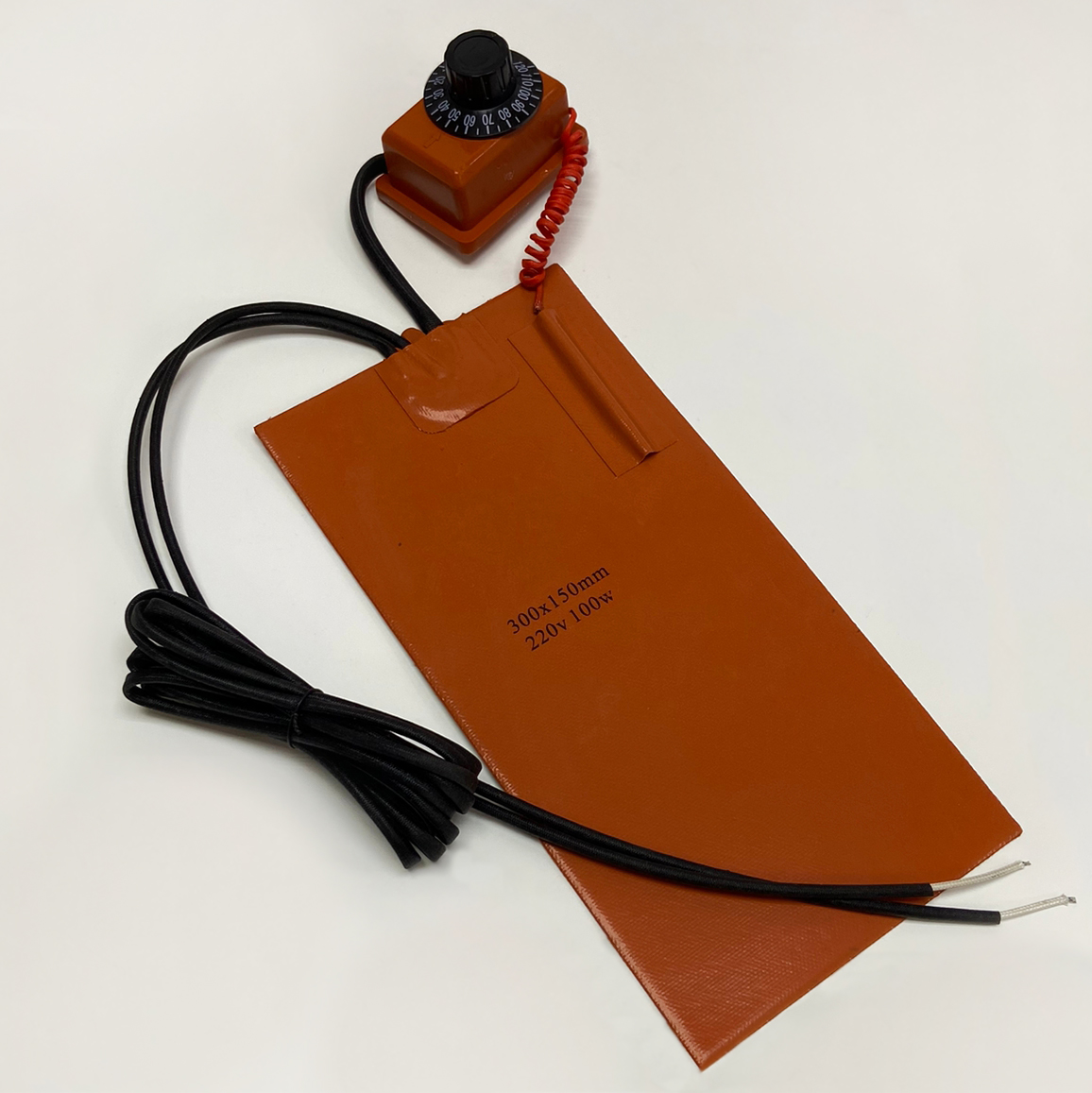 Нагревающая пластина 300*150мм 220v 100w с контроллером 0-120С