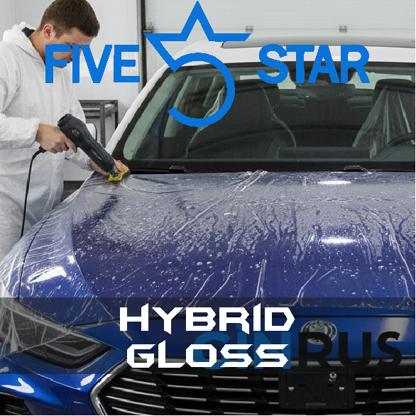 Пленка антигравийная, прозрачная, глянцевая, гибридная 5 star (1,52*15м.)