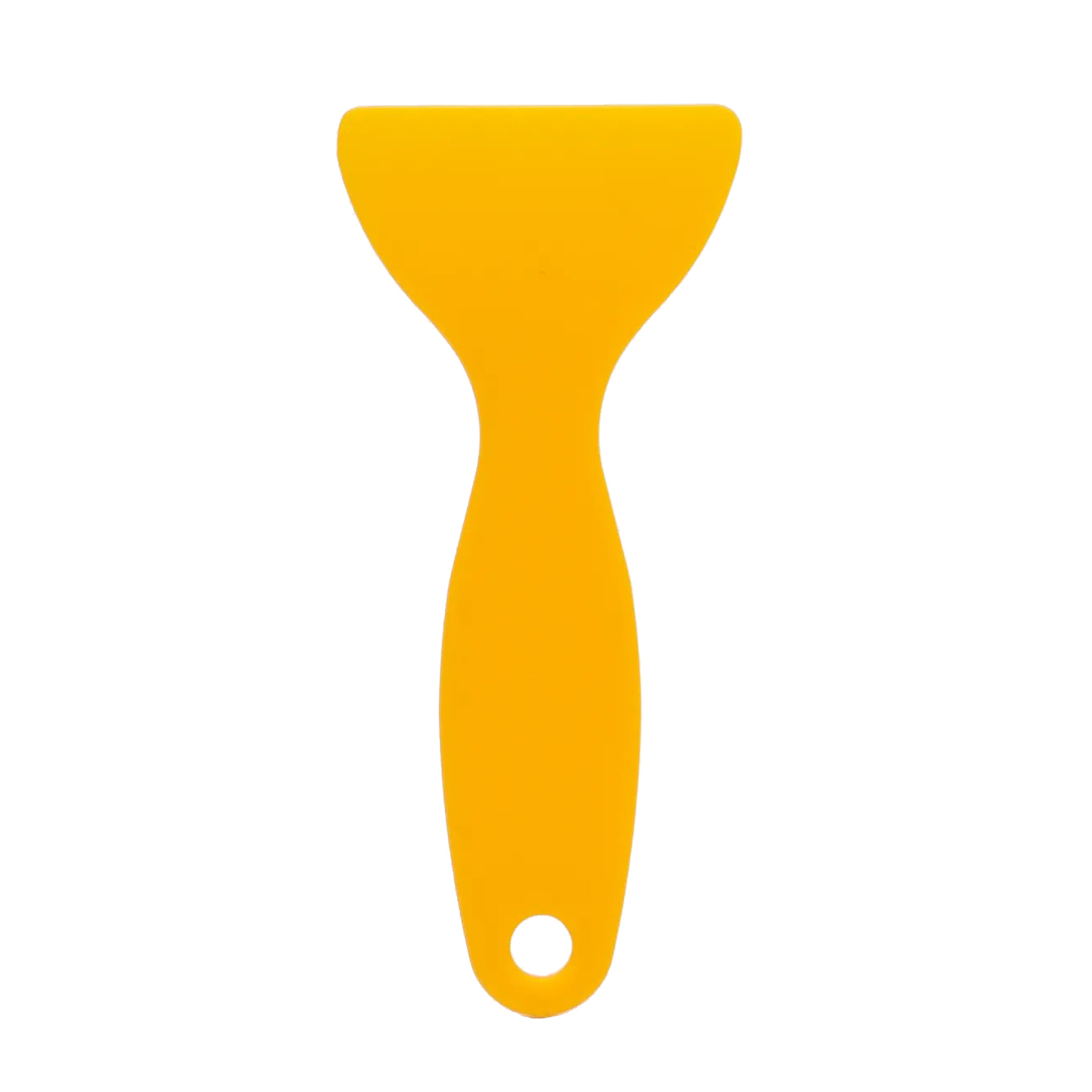 Выгонка в виде лопатки желтая