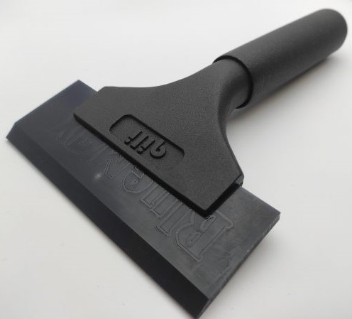 Выгонка с черной удлиненной ручкой и синей п/у вставкой 13см + с ключом S034