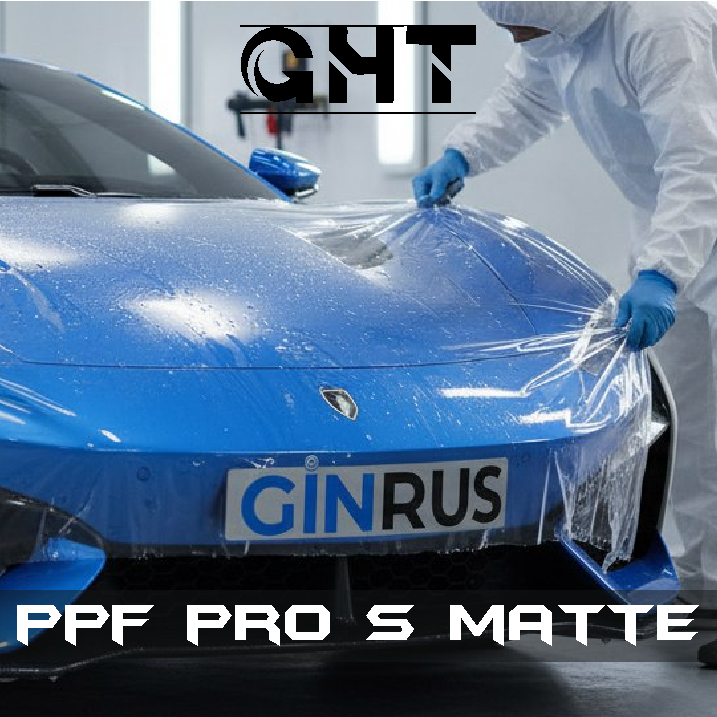 Пленка антигравийная, полиуретановая, прозрачная, матовая GHT PPF PRO-S MATTE 1,52*15м. (8 mil)