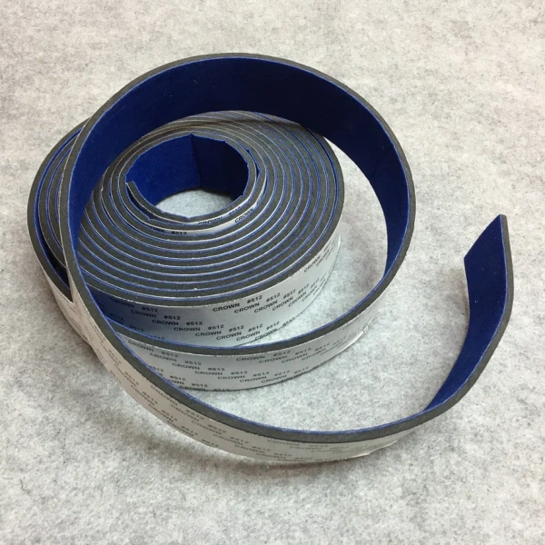 Насадка на ракель из микрофибры в рулоне толщина 3мм, ширина 4см S244 (рулон 5м- губка)