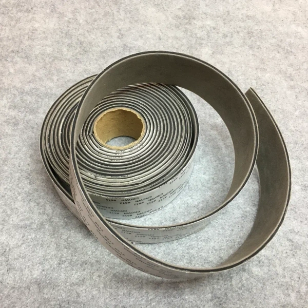 Насадка на ракель из микрофибры в рулоне толщина 1,5мм, ширина 4см S243 (рулон 5м- губка)