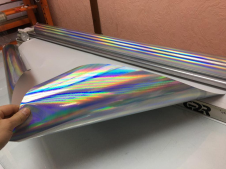 Пленка голографическая для печати, WH 6003 Hologram Vinyl, ширина 1,37*50м., 119 мкрн.