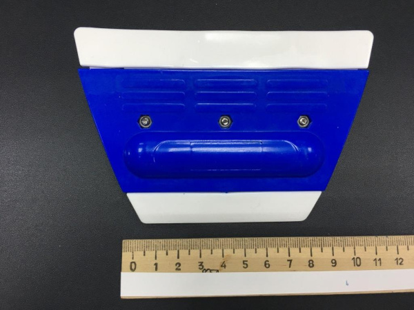 Выгонка синяя, двухсторонняя (силикон) 13см