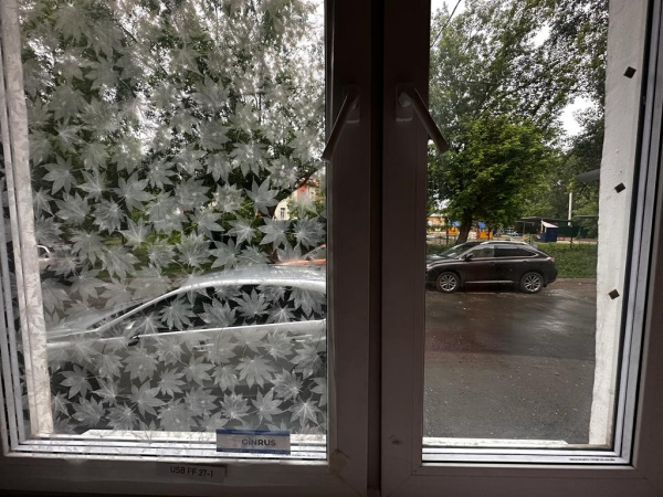 Декоративная пленка USB  PF 37-1, листопад, шир. 1,23 м