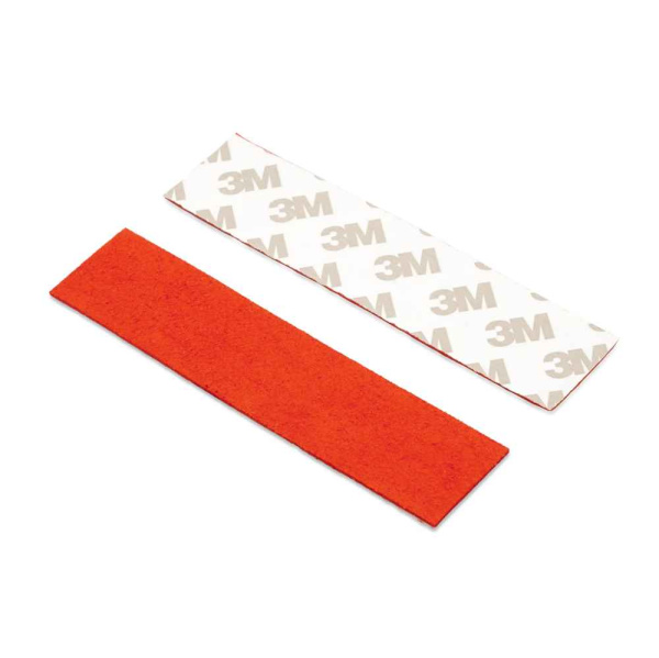 Насадка на ракель Салатовая  4*11см, фетровая бархотка на клею, 1шт