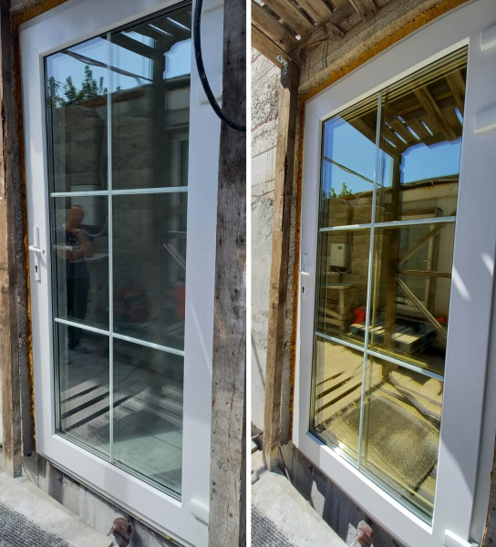 Пленка архитектурная USB gold золото-серебро, S 506H, 1,52м. 27% (пог.м)