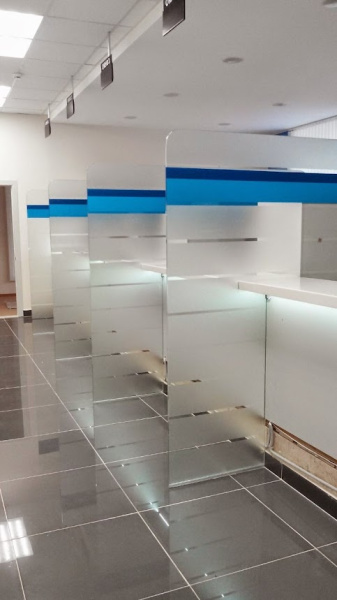 Пленка прозрачная матовая AD 220s (White Matt Frost-PVC), декоративная 1,23*30м