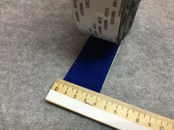 Насадка на ракель из микрофибры в рулоне толщина 3мм, ширина 4см S244 (рулон 5м- губка)