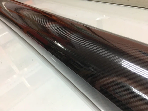 Пленка под карбон 5D черный (1,52*20м) (3D под глянцем)