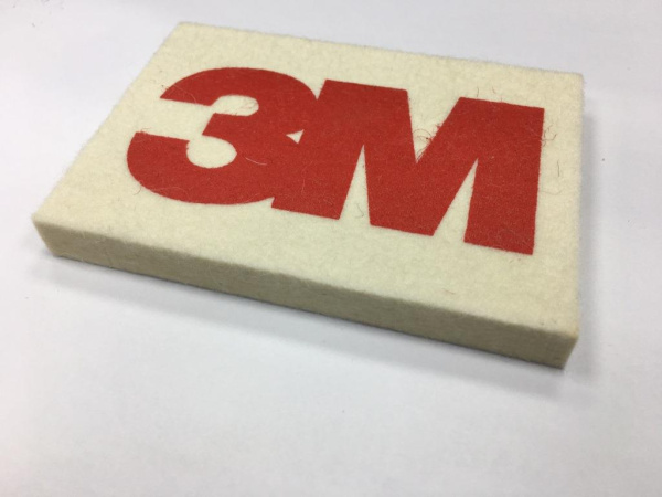 Мягкий фетровый (войлочный) ракель 10*7,2*1см