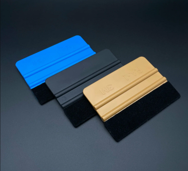 Ракель черный 10см с насадкой (мягкий)